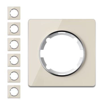 7x Garda glass frame set - beige