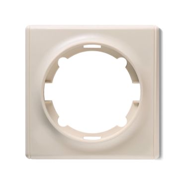 Cover frame for light switch, single socket, flush-mount, Florence series, beige