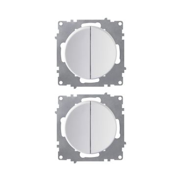 2х series switch set — white