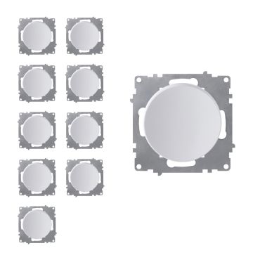 10x on-off light switch set — white