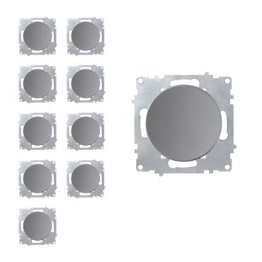 10x on-off light switch set — gray