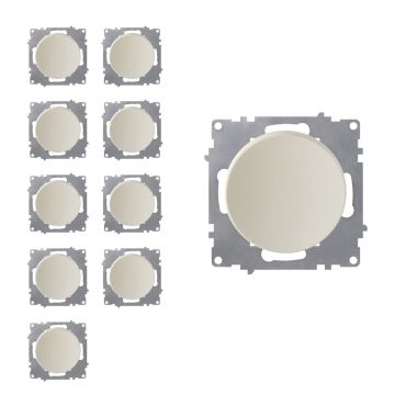 10x on-off light switch set — beige