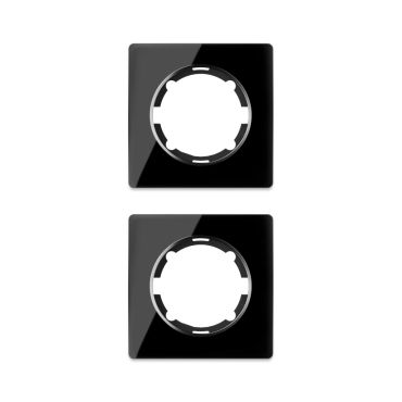 2х Garda glass cover frame set, black