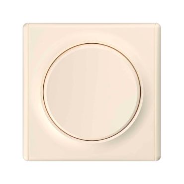 1 gang one-way switch with Florence frame - beige