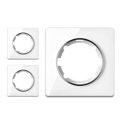 Pack de 3 plaques Garda en verre, 1 poste