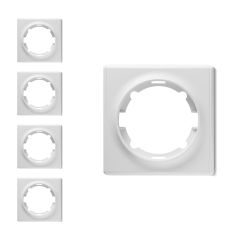Pack de 5 plaques Florence plastique, 1 poste