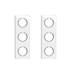2x Garda Glass Cover Frame Set: Triple Vertical Frame