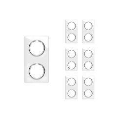 7x Garda Glass Cover Frame Set: Double Vertical Frame
