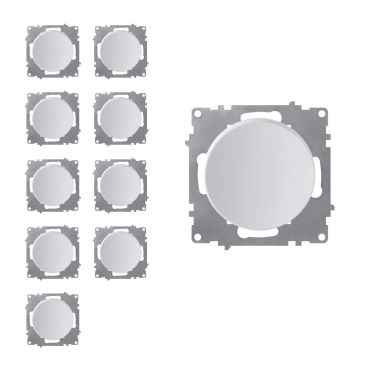 10x on-off light switch set — white
