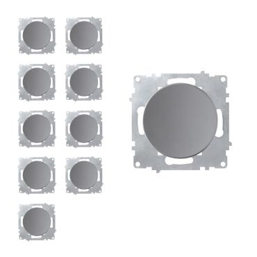 10x on-off light switch set — gray