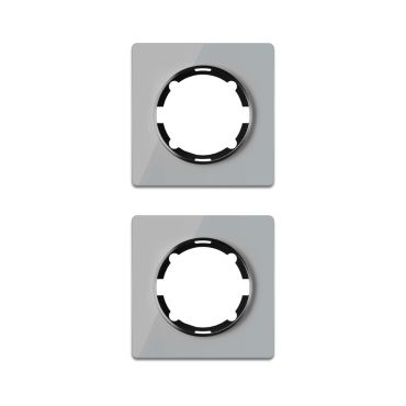 2х Garda glass cover frame set, grey