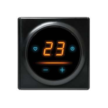 Thermostat OneKeyElectro 25 WIFI Touch with Florence frame - black