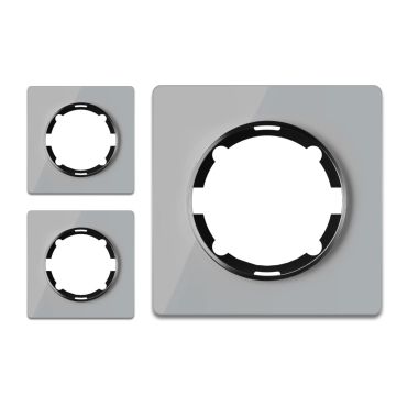3x Garda glass frame set - grey