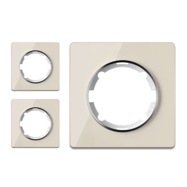 3x Garda glass frame set - beige